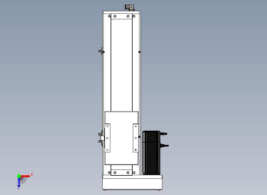 SCS14-300-BL-400W+煞車滚珠花健、支撑座、滚珠丝杠、交叉导轨、直线模组