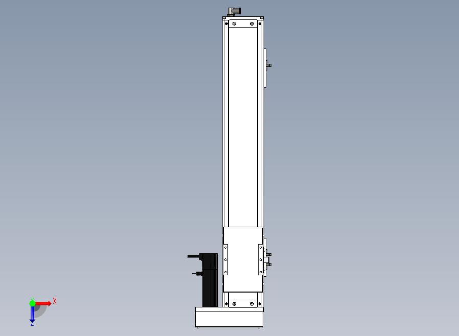 SCS12-500-BR-100W+煞車滚珠花健、支撑座、滚珠丝杠、交叉导轨、直线模组