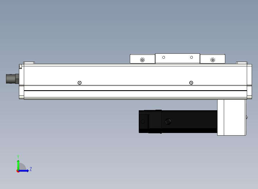 SCS12-150-BM-100W+煞車滚珠花健、支撑座、滚珠丝杠、交叉导轨、直线模组