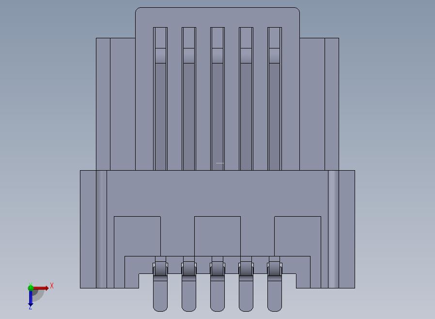 manifold_solid_brep_74303_1_1接口，插口，卡槽，网络插口