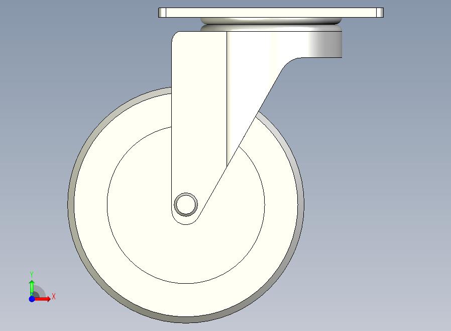 中载型(120~150kg)万向型脚轮[CAH100-U]