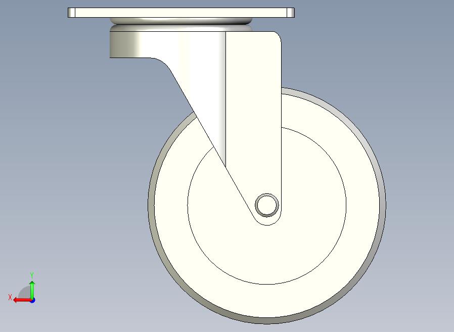 中载型(120~150kg)万向型脚轮[CAH100-U]