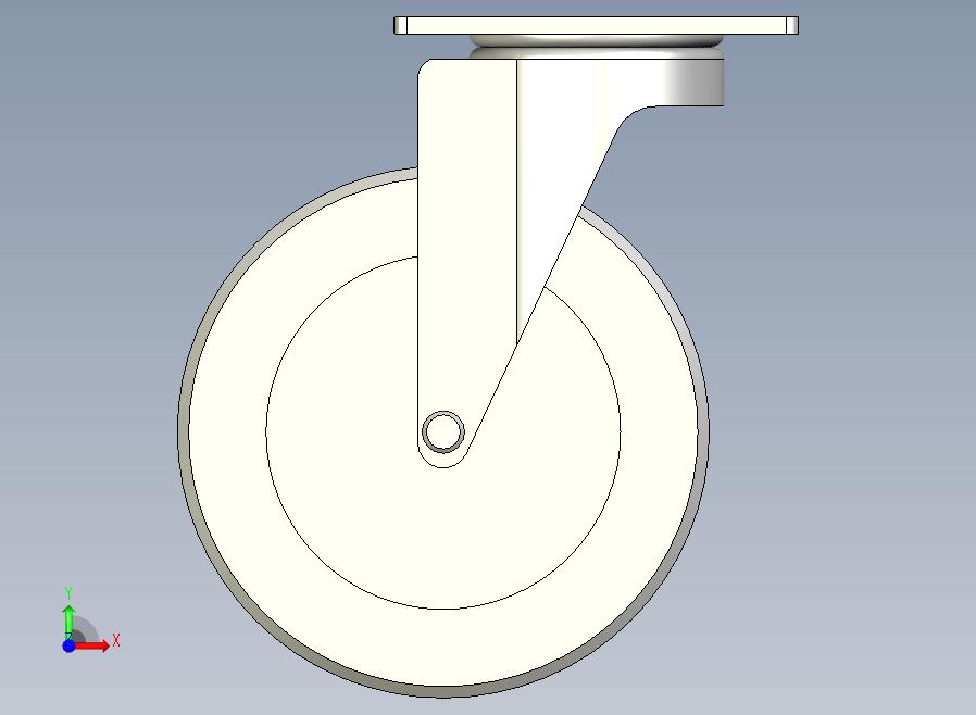 中载型(120~150kg)万向型脚轮[CAH125-U]