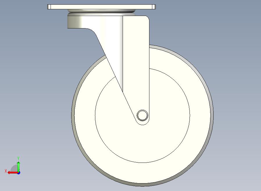 中载型(120~150kg)万向型脚轮[CAH125-U]