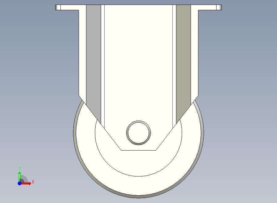 中载型(110~130kg)固定型脚轮[CAFG75-UB]