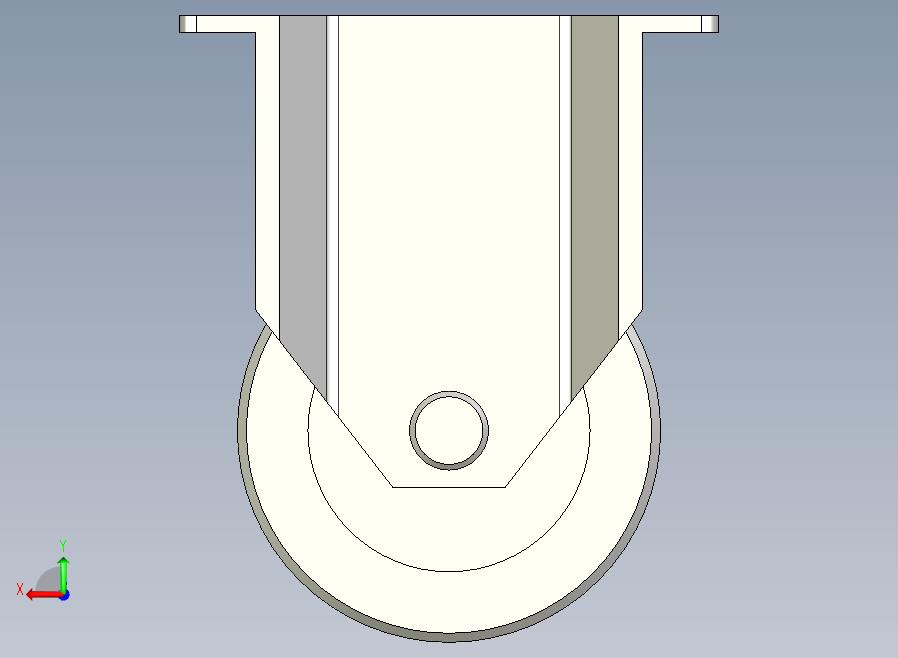 中载型(110~130kg)固定型脚轮[CAFG75-UB]