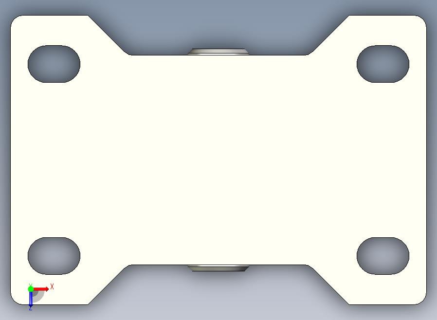 中载型(110~130kg)固定型脚轮[CAFG75-UB]