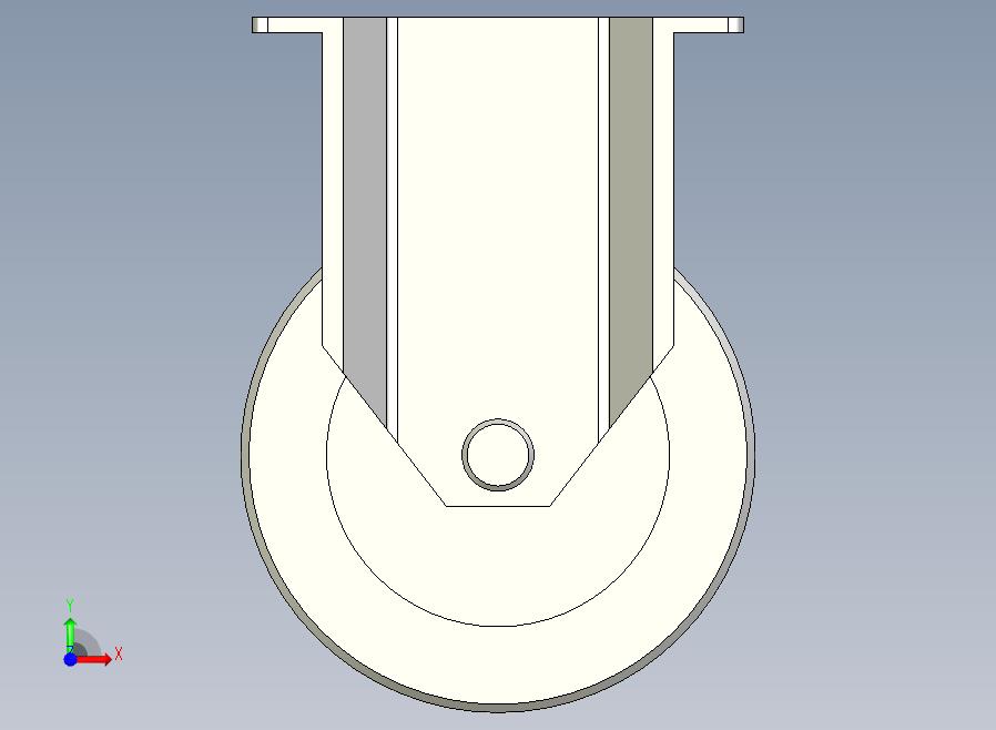 中载型(110~130kg)固定型脚轮[CAFG100-UB]