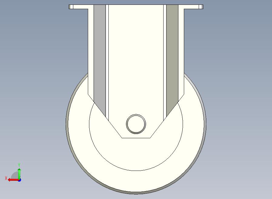 中载型(110~130kg)固定型脚轮[CAFG100-UB]