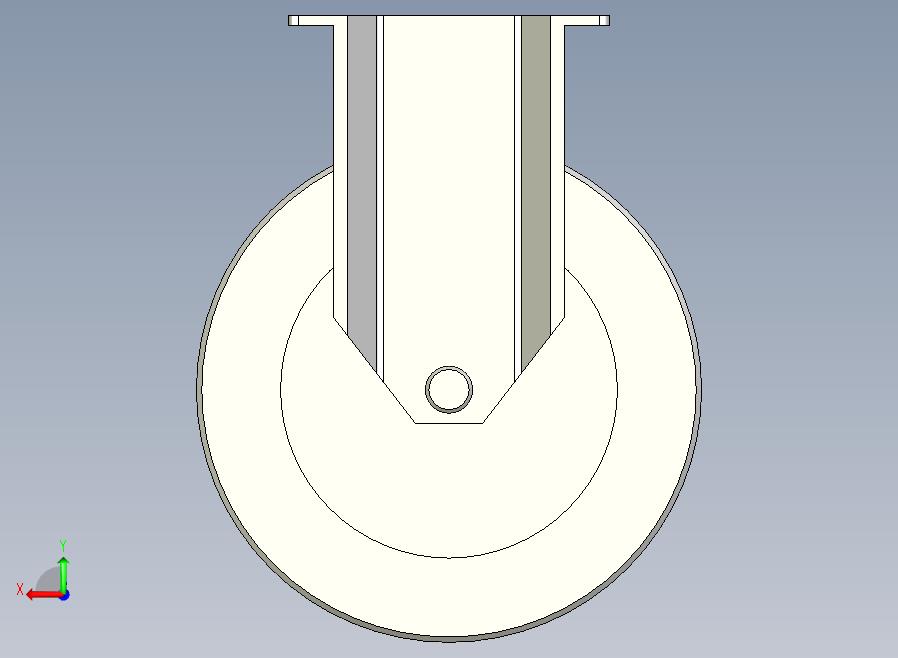 中载型(110~130kg)固定型脚轮[CAFG150-UB]