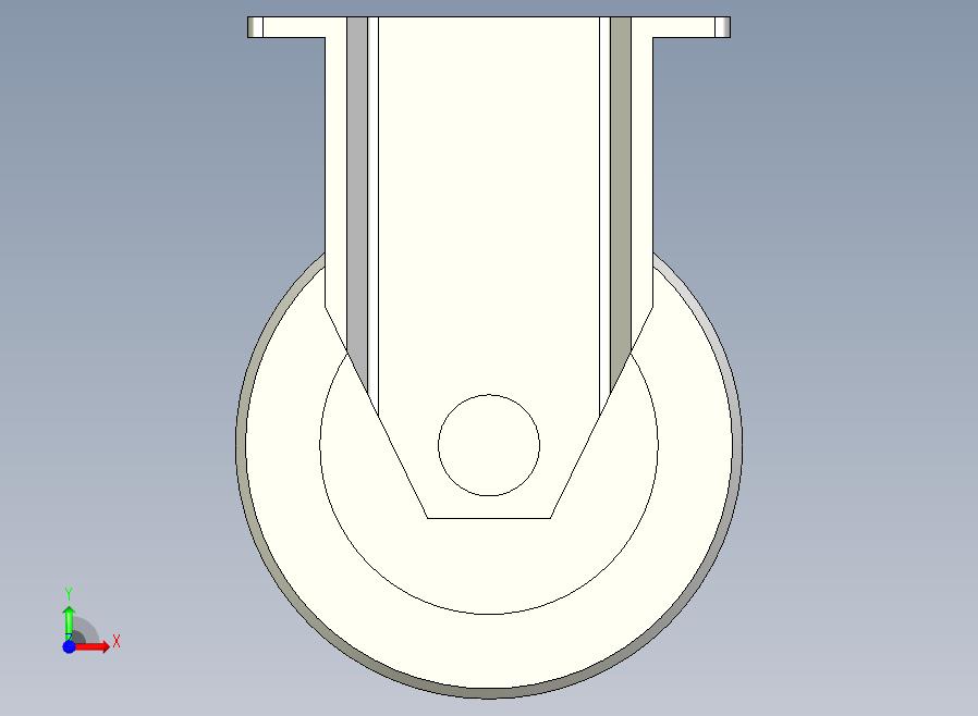 中载型(120~150kg)固定型脚轮[CAHG100-U]