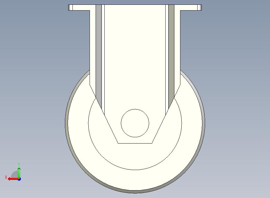 中载型(120~150kg)固定型脚轮[CAHG100-U]