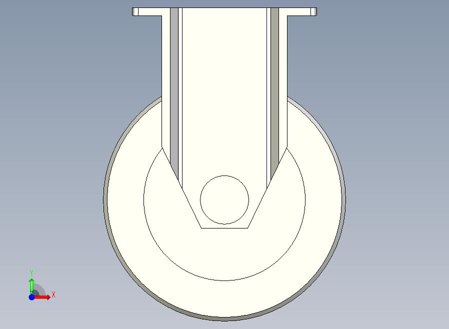 中载型(120~150kg)固定型脚轮[CAHG125-U]