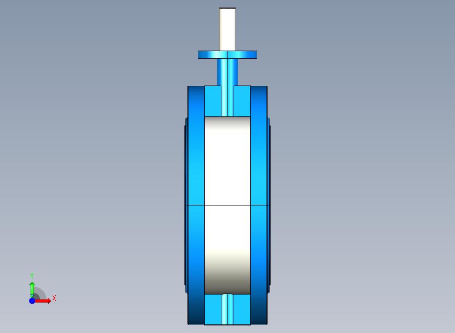 橡胶密封法兰连接蝶阀[BG310A-DN400(PN10)]