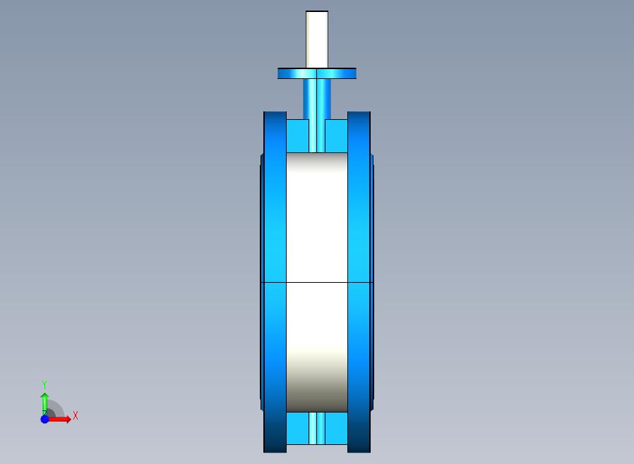 橡胶密封法兰连接蝶阀[BG310A-DN450(PN10)]