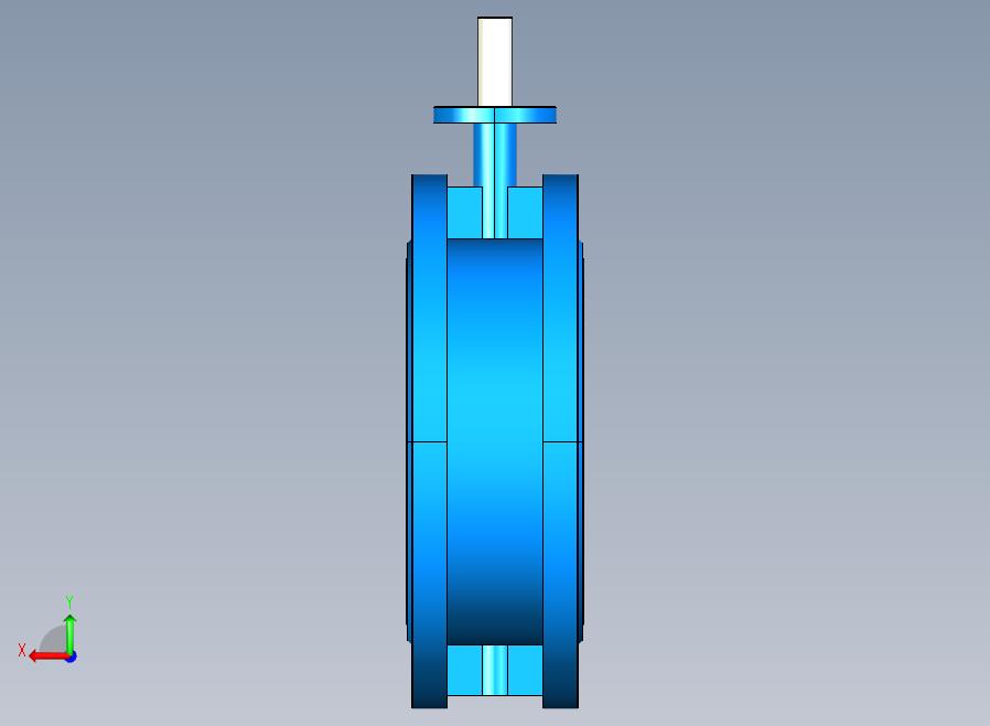 橡胶密封法兰连接蝶阀[BG310A-DN450(PN10)]