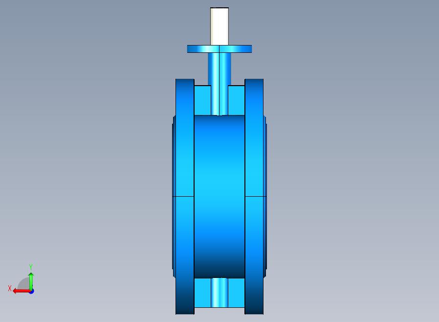 橡胶密封法兰连接蝶阀[BG310A-DN250(PN10)]