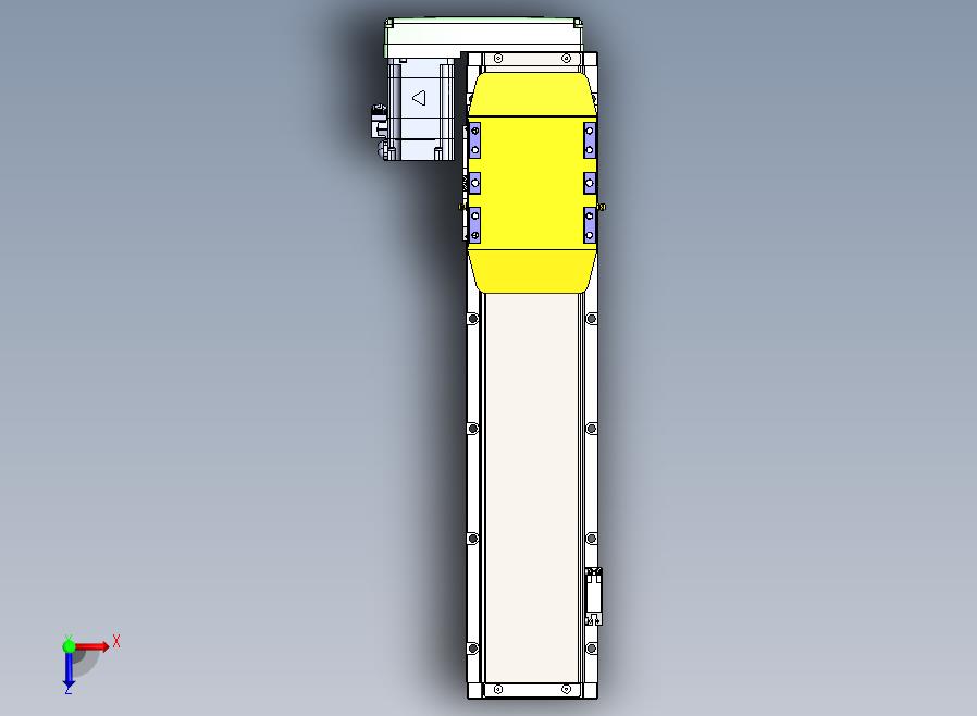 内嵌式螺杆 GTH12-400W伺服[GTH12-L20-350-BL-Y400W-C2-N]丝杆滑台模组安川马达