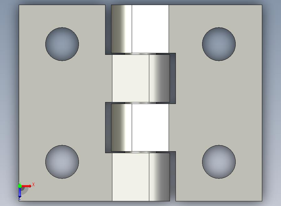 ZJ-40X40-C1沉孔铰链