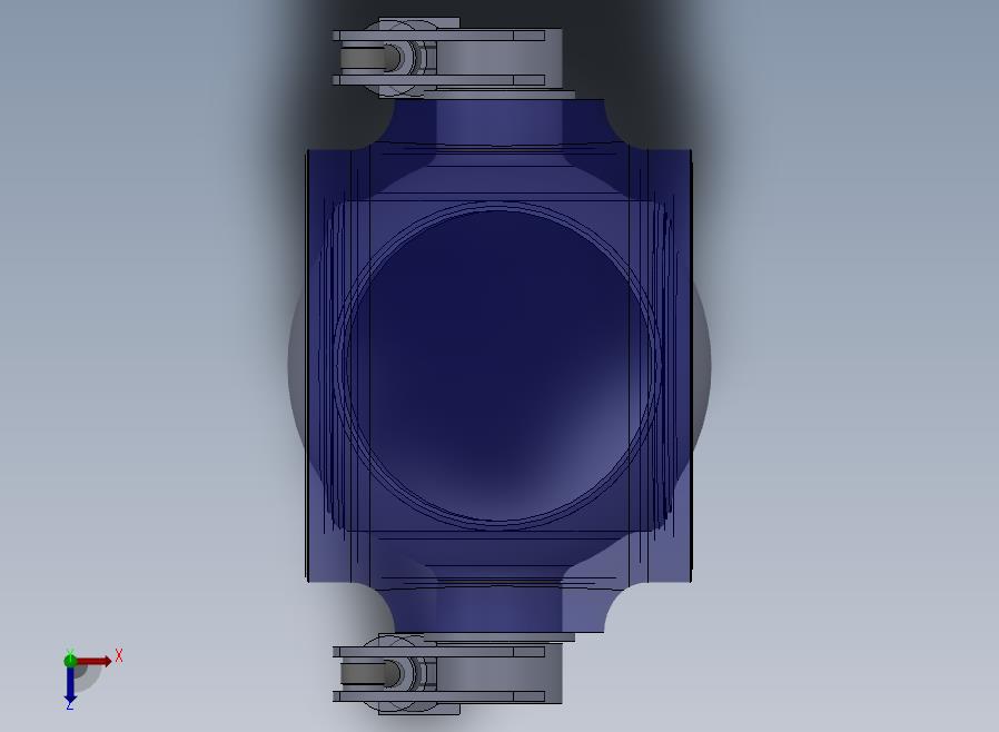 抽水蓄能电站进水球阀3D模型