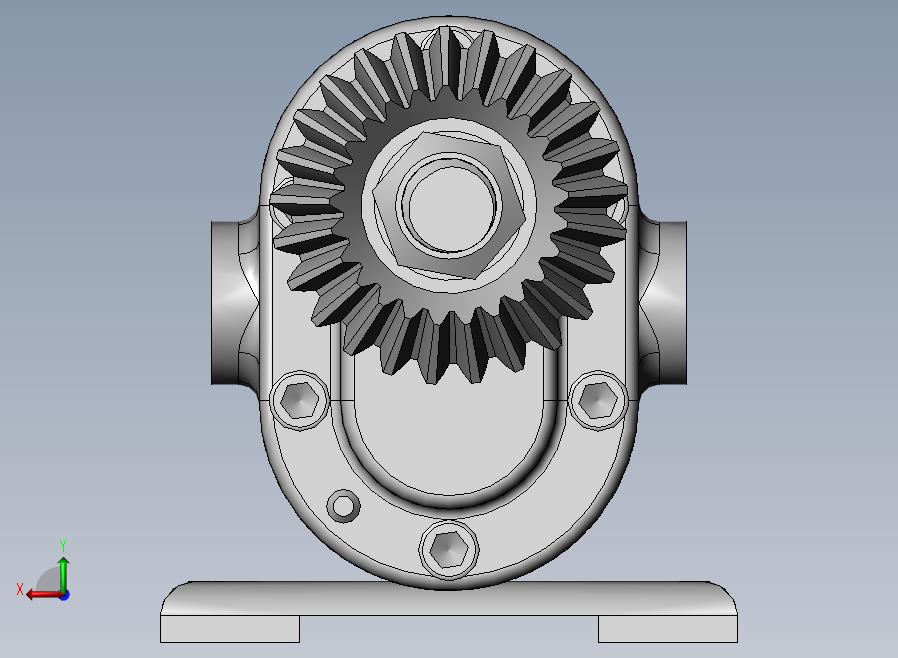 齿轮泵简易模型
