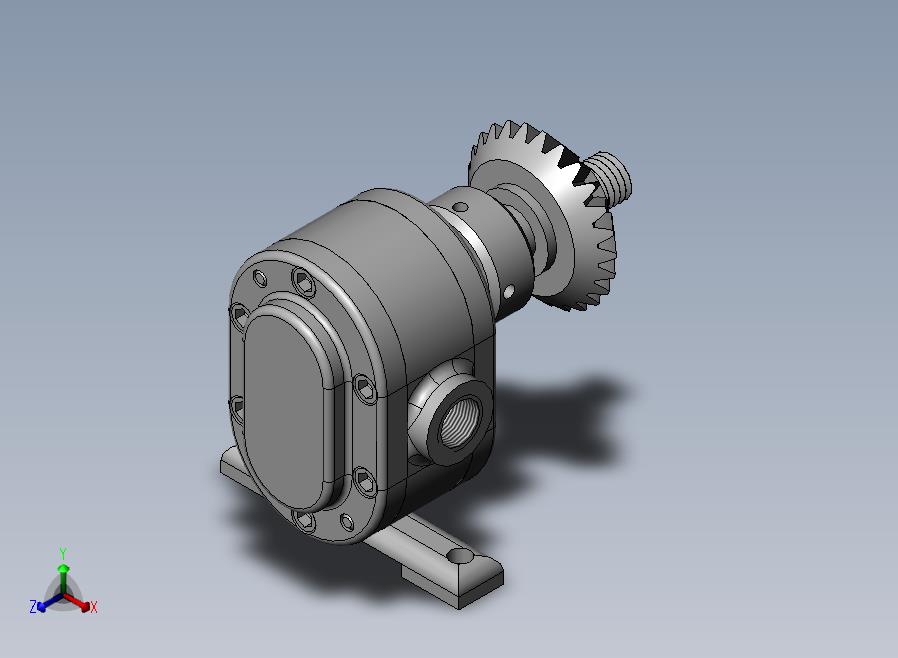 齿轮泵简易模型
