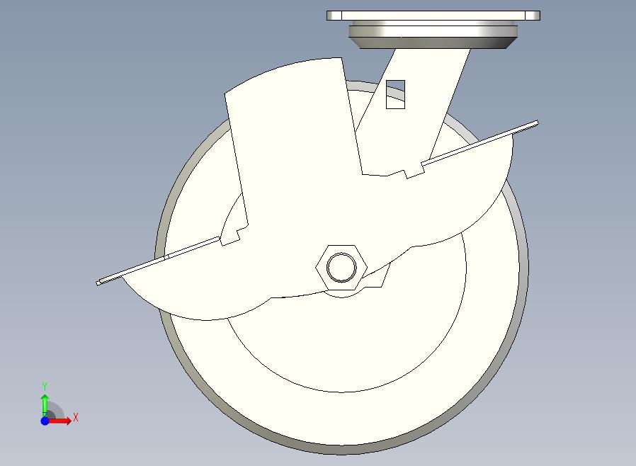 重载不锈钢型(350~450kg)万向带侧轮刹型脚轮[CAKCS200-T]