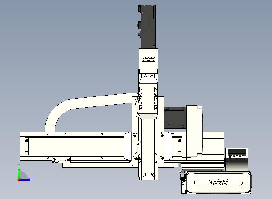 XYGT432-A2-450-250-150-M-C负载1-10KG 三轴悬臂模组 内嵌式 XYGT432-A2 替换TOYO模组滑台