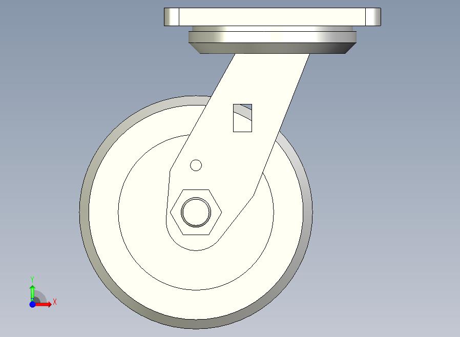 重载型(450~900kg)万向型脚轮[CAHQ125-NB]