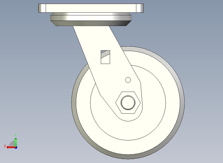 重载型(450~900kg)万向型脚轮[CAHQ125-NB]