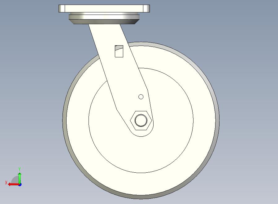 重载型(450~900kg)万向型脚轮[CAHQ200-NB]