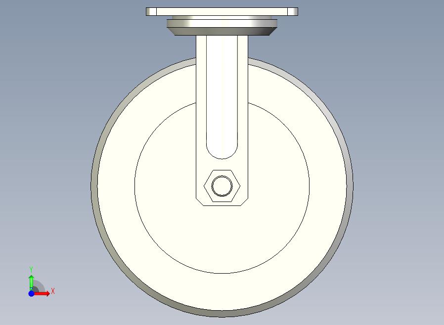 重载型(300~450kg)固定型脚轮[CAKG200-NB]