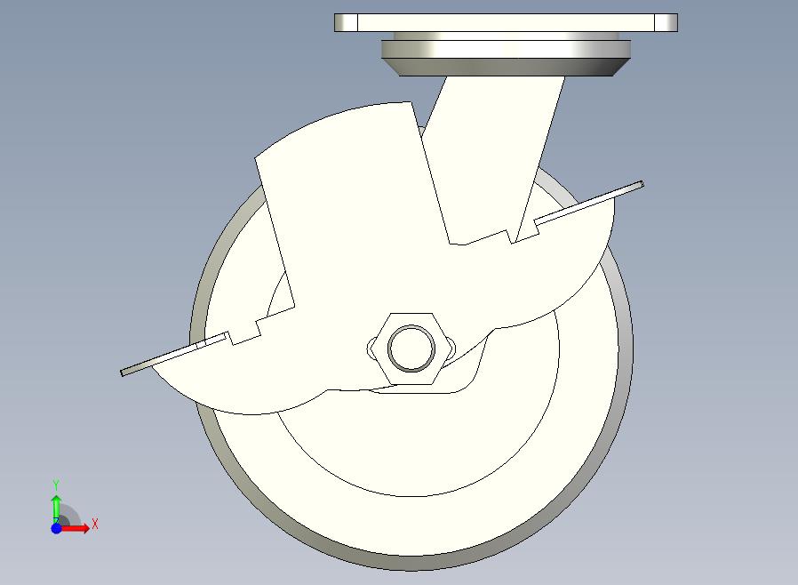 重载型(300~450kg)万向带侧轮刹型脚轮[CAKC150-NB]