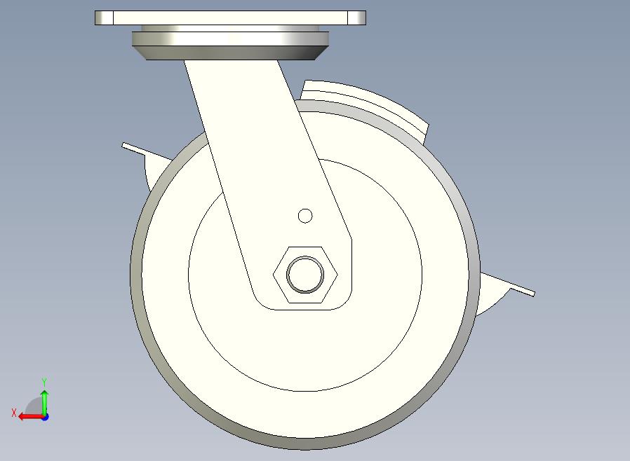 重载型(300~450kg)万向带侧轮刹型脚轮[CAKC150-NB]