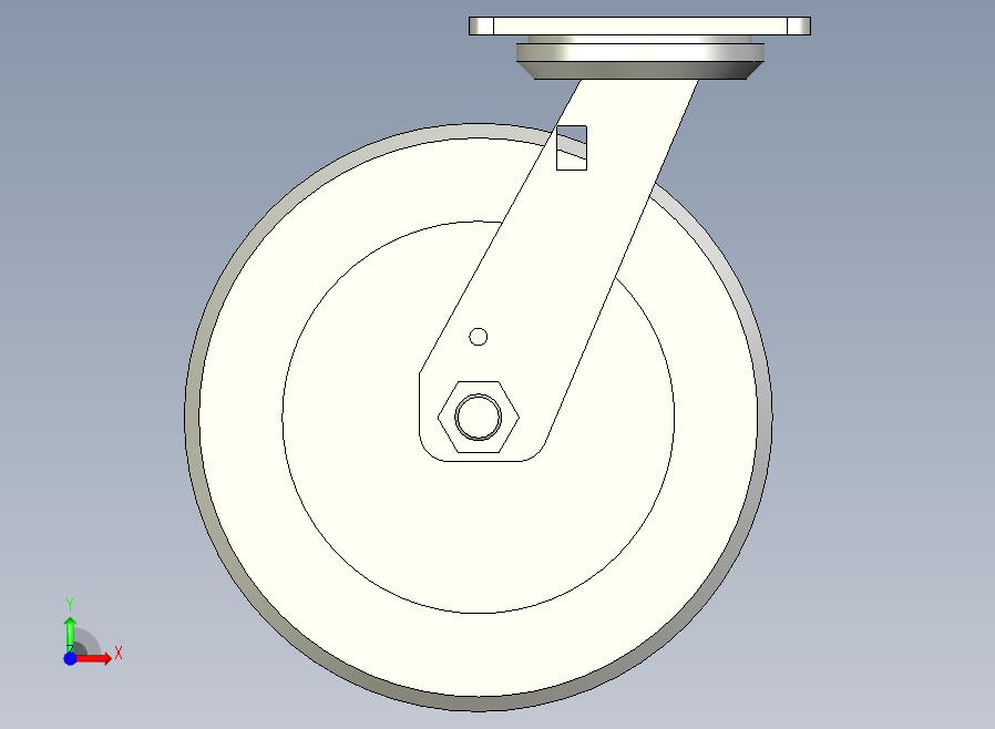 重载型(300~450kg)万向型脚轮[CAK200-NB]