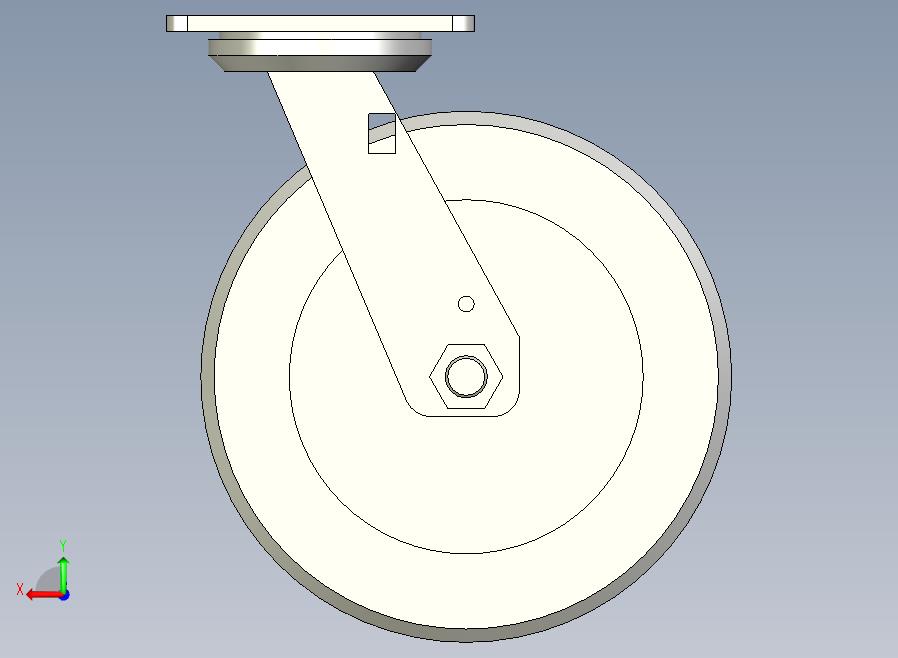 重载型(300~450kg)万向型脚轮[CAK200-NB]