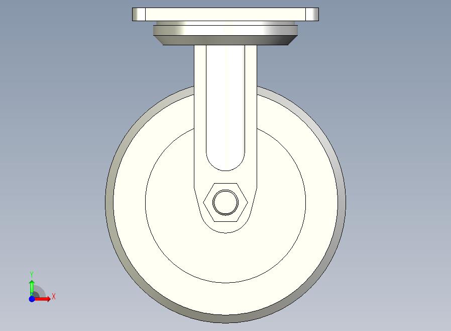 重载型(400~500kg)固定型脚轮[CAQG150-TB]