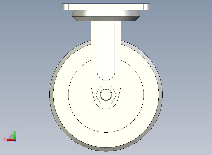 重载型(400~500kg)固定型脚轮[CAQG150-TB]