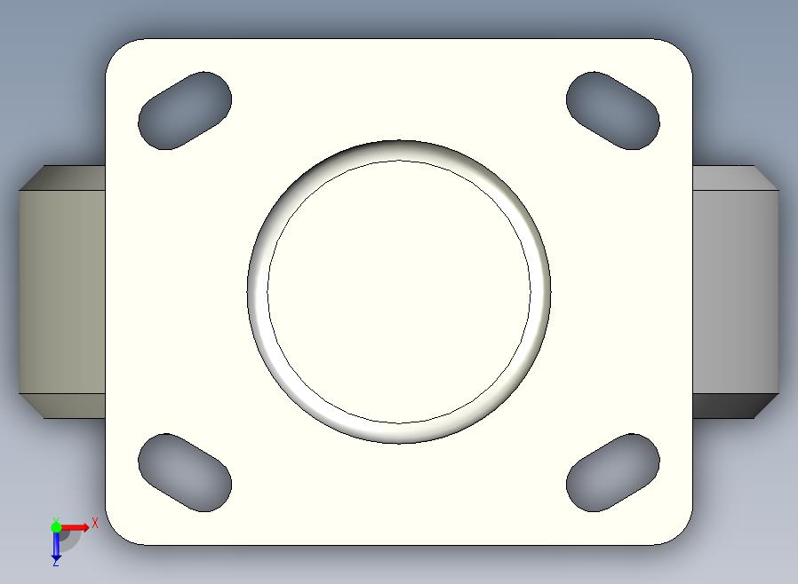 重载型(400~500kg)固定型脚轮[CAQG150-TB]