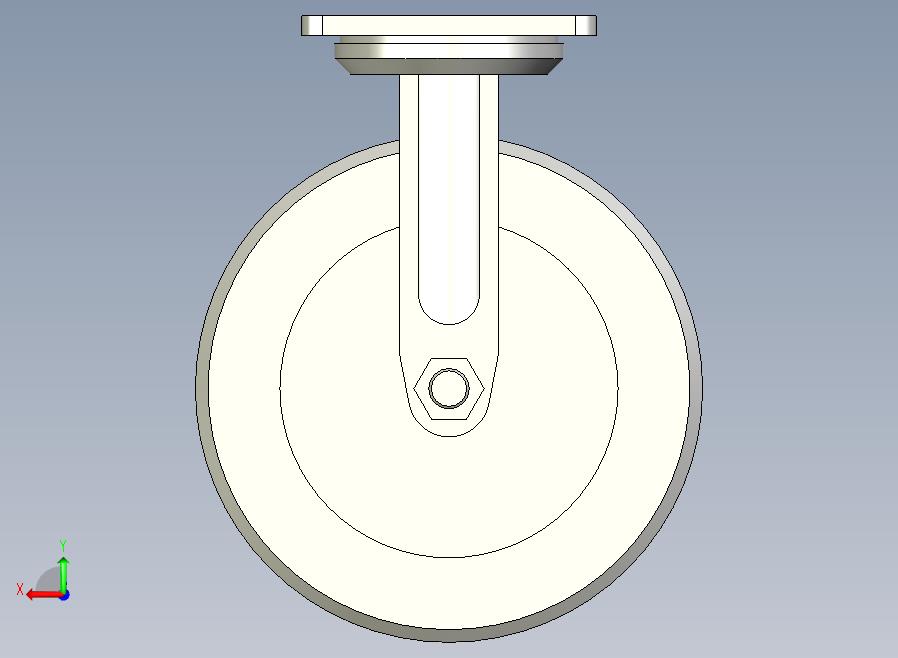 重载型(400~500kg)固定型脚轮[CAQG200-TB]