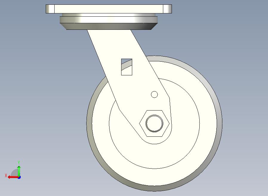 重载型(400~500kg)万向型脚轮[CAQ125-TB]