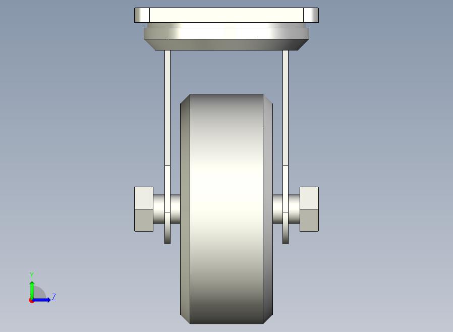 重载型(400~500kg)万向型脚轮[CAQ125-TB]