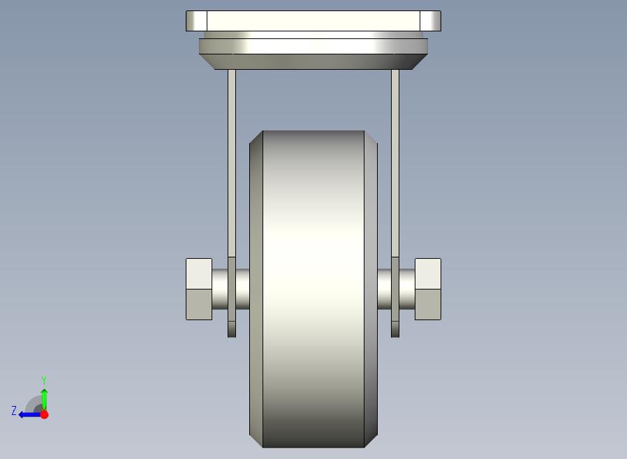 重载型(400~500kg)万向型脚轮[CAQ125-TB]