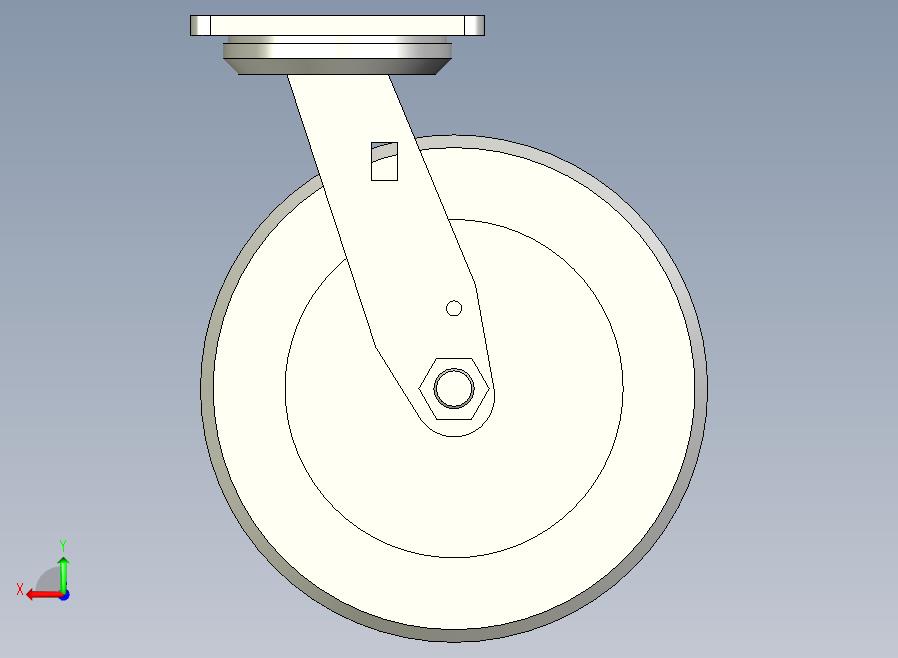 重载型(400~500kg)万向型脚轮[CAQ200-TB]