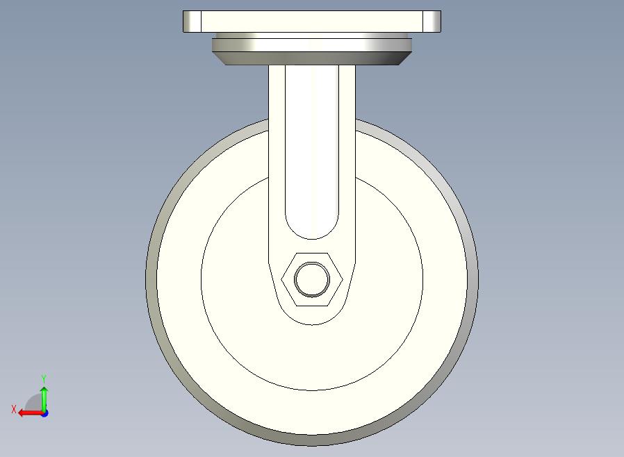 重载型(450~900kg)固定型脚轮[CAHQG150-NB]