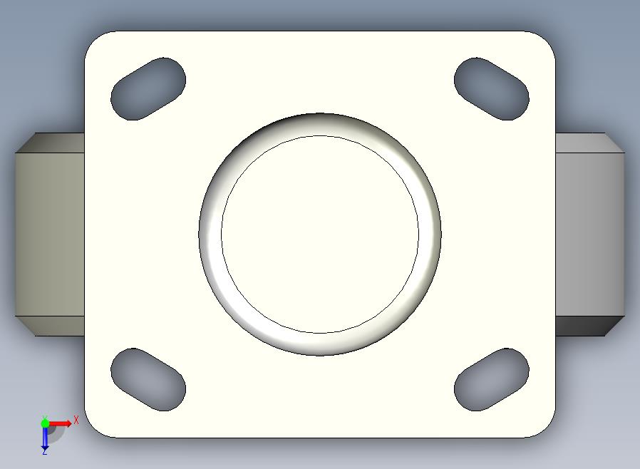 重载型(450~900kg)固定型脚轮[CAHQG150-NB]