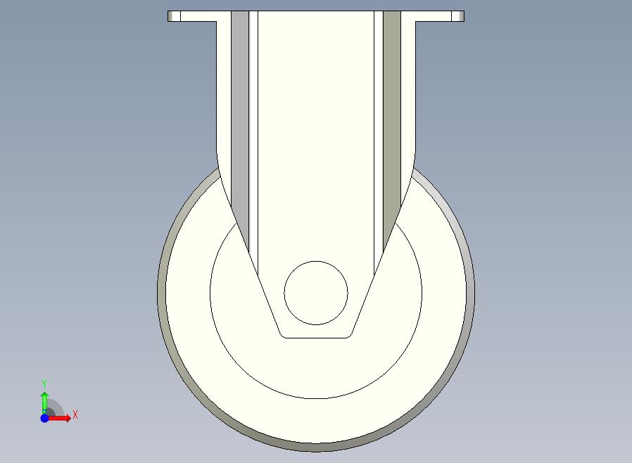 轻中载型(60~80kg)固定型脚轮[CAPG75-U]