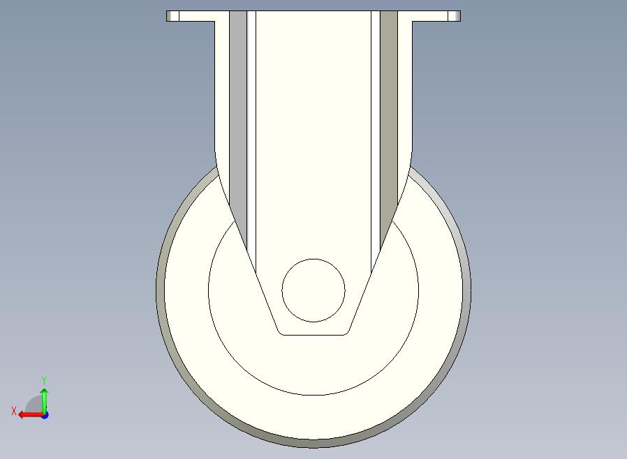 轻中载型(60~80kg)固定型脚轮[CAPG75-U]