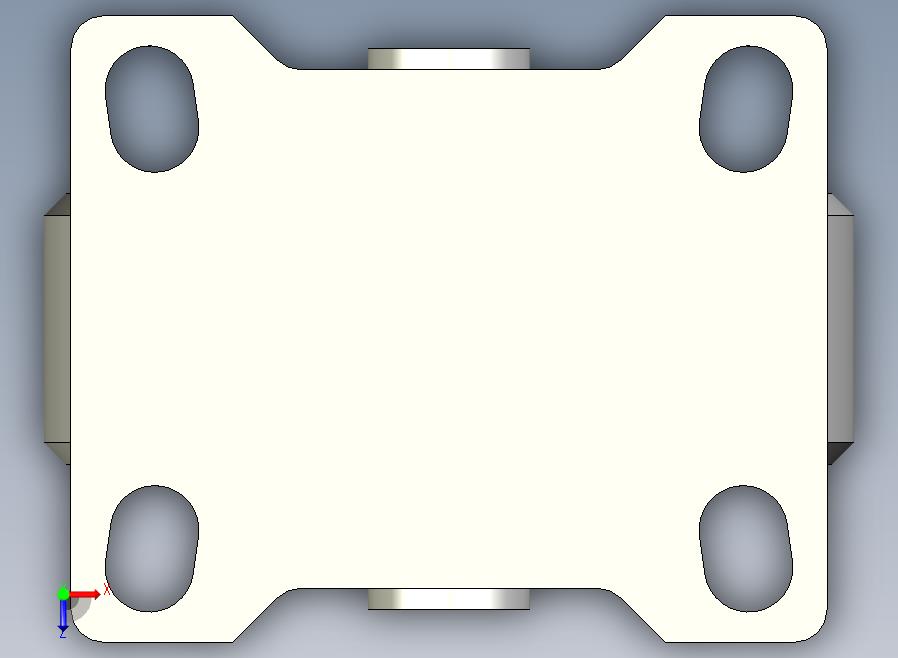 轻中载型(60~80kg)固定型脚轮[CAPG75-U]