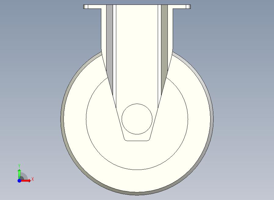 轻中载型(60~80kg)固定型脚轮[CAPG100-U]